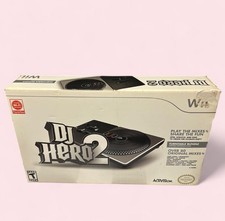 DJ Hero 2 Turntable Bundle Nintendo Wii CIB
