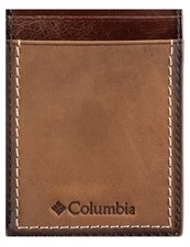 NEW Columbia SLIM Men's RFID Magnetic Money and Card Case Wallet.