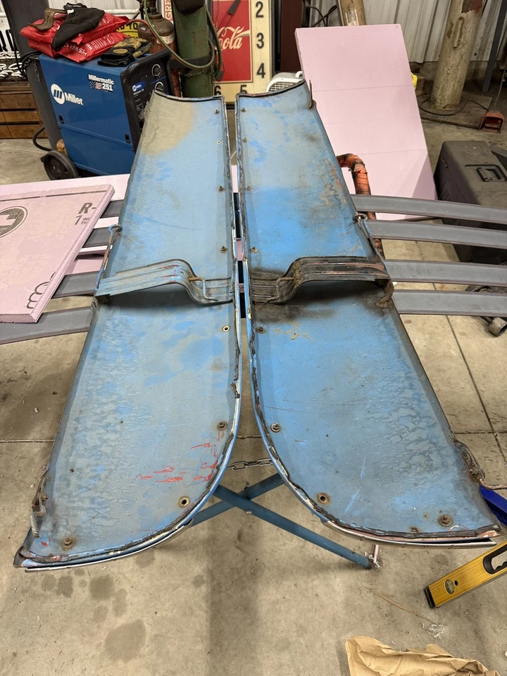 1959 CHEVY IMPALA TURNPIKE CRUISER SKIRTS 12"x60" Lowrider Mercury 1957 1958 - Image 3 of 4