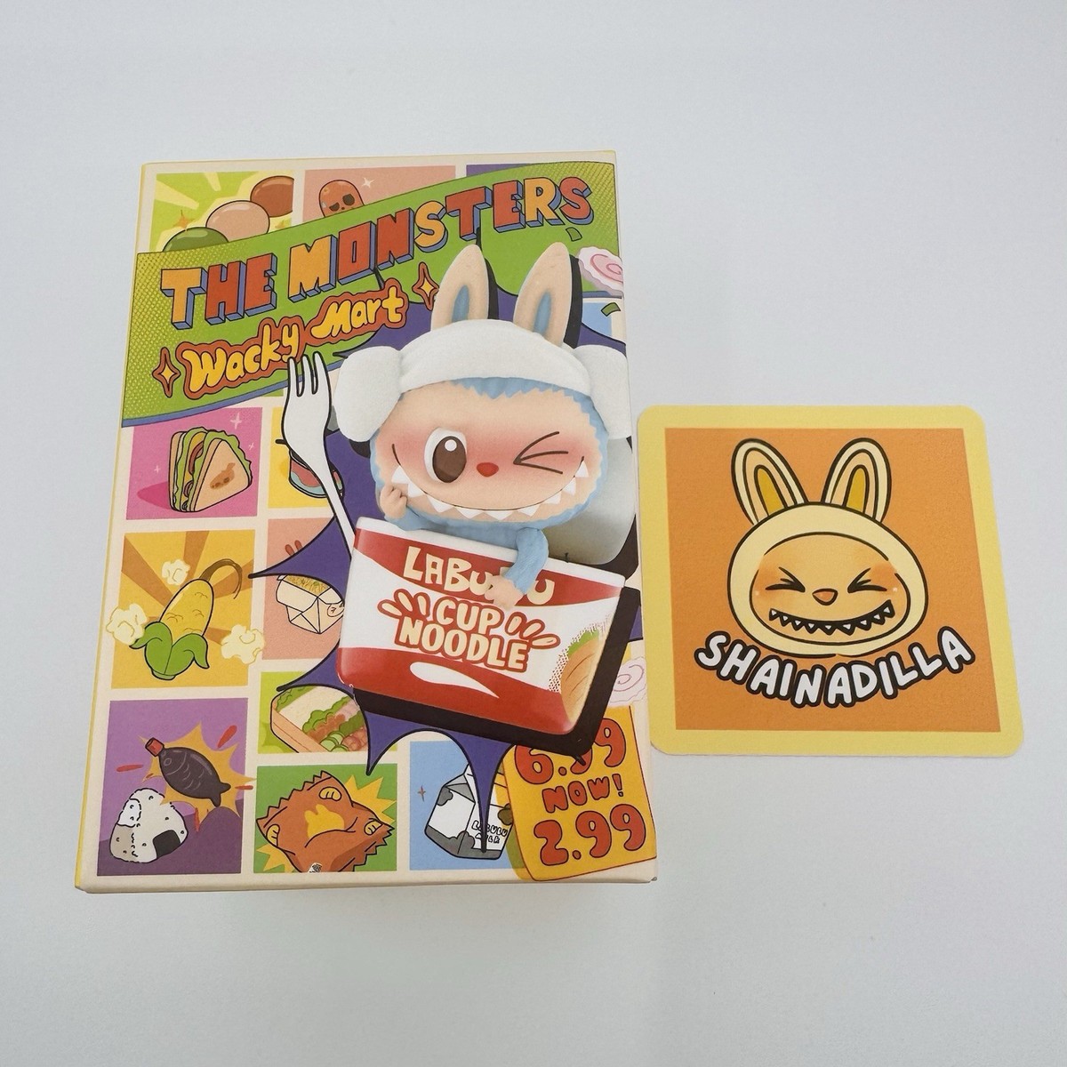 AUTHENTIC Labubu THE MONSTERS Wacky Mart Grilled Sausage IN HAND
