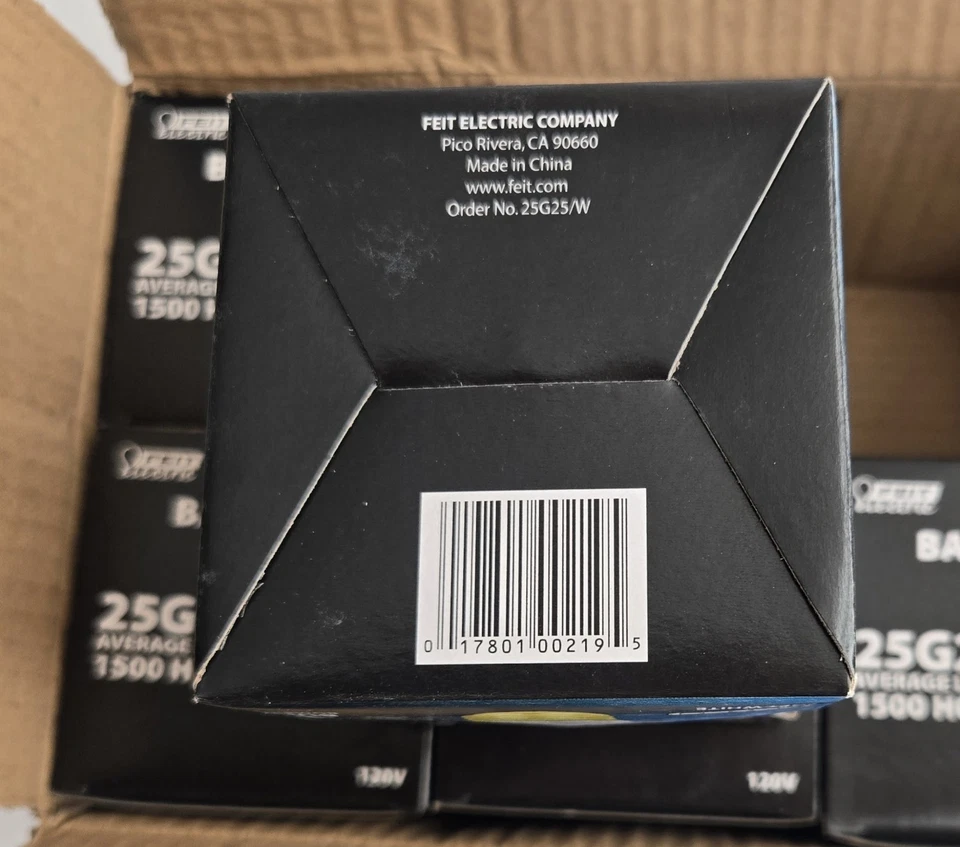 Feit ELECTRIC 25-Watt 120v Double Life 6 bulbs for Bath & vanity 25G25/W/RP6 - Image 2 of 4