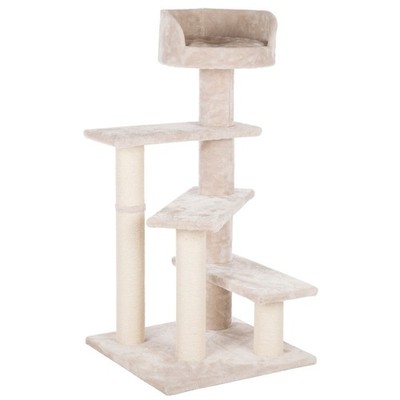 Tulia Senior Plush & Sisal 4-Level 40.2'' Cat Tree, Scratching Posts & Bed