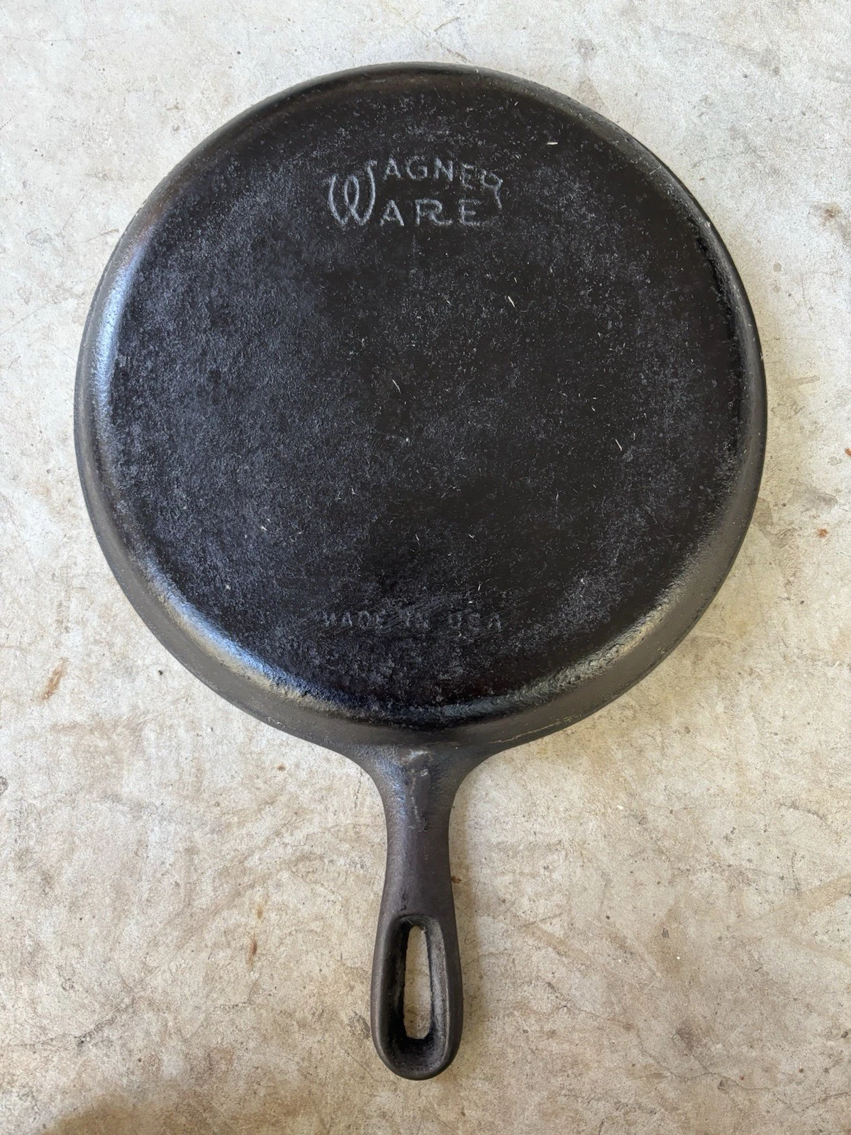 Wagner Ware 10 1/2” Cast Iron Skillet Shallow Pan
