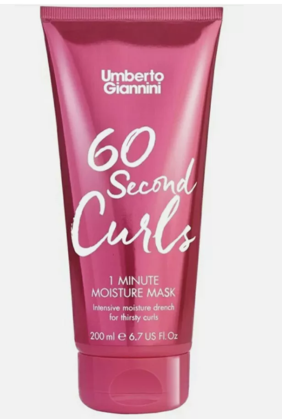 1 x Umberto Giannini 60 SECOND CURLS 1 Minute Moisture Mask 200ml