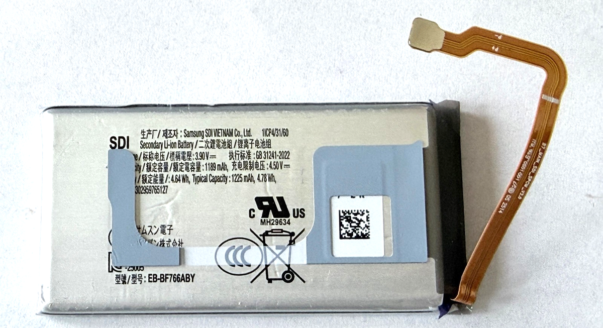 Original Main Battery for Samsung Galaxy Z Flip7 F766 EB-BF766ABY