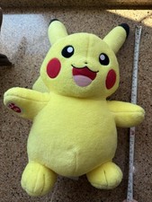 Build A Bear Pokemon Pikachu Plush w/ Sound Box Talking Voice BABW