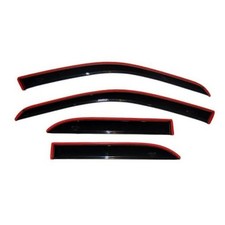  AVS In-Channel Rain Guards For 2002 - 2008 Dodge Ram In-Channel - Smoke