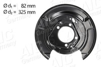 AIC Spritzblech, Bremsscheibe 58906 FüR Lexus