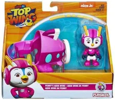 Nick Jr Top Wing Pennys Aqua Wing Figure and Vehicle Playskool