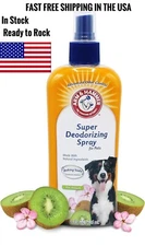 Arm & Hammer Deodorizing Spray for Dogs Odor Eliminating Spray 8 oz Kiwi Blossom