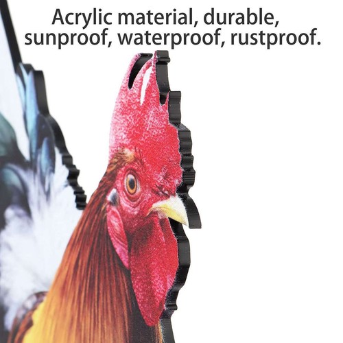 Rooster Chicken Statue Outdoor Garden Decoration Yard Art Figure Sculpture Decor - Picture 8 of 11