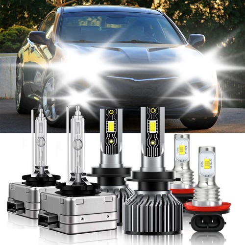 6x LED HID Headlight High Low+Fog Light Bulb For Hyundai Genesis Coupe 2013-2016 - Bild 2 von 12
