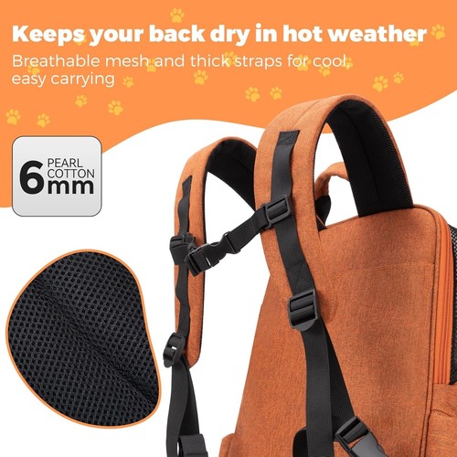 ROCKBROS Haustiere Rucksack Tiertransport Tasche bis 6,5 kg für Brompton - Bild 9 von 14