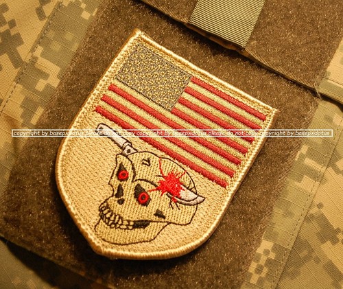 Canadian SAS JTF2 Joint Task Force K-Bar Canada CAMO DIGGER SKULL vêlkrö PATCH - Picture 6 of 13