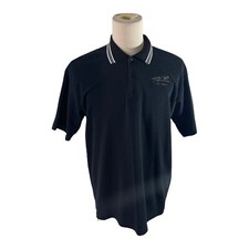 Ranchero polo shirt men XL las Vegas logo black made in USA cotton polyester