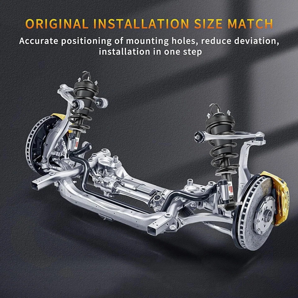 FRONT Strut Assy + REAR shock Absorber for 2015-20 Escalade Suburban Tahoe Yukon - Image 3 of 4