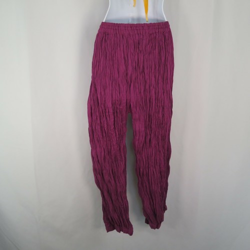 Harem Pants | Cuffed | Mull Cotton | Coverup | Summer | Handmade | L-XL | Mauve - Picture 4 of 4