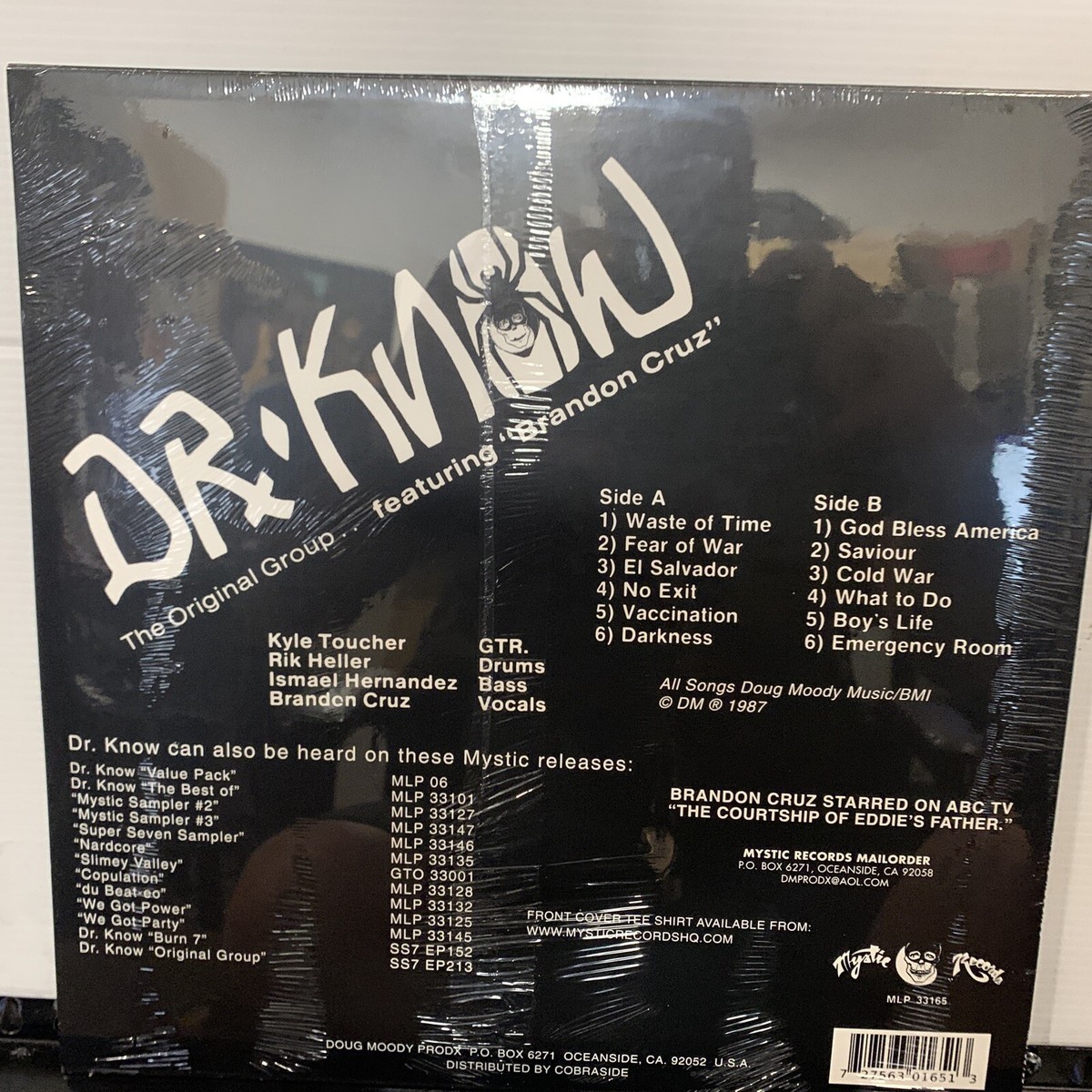 Dr. Know – The Original Group LP 2017 Mystic Records – MLP 33165