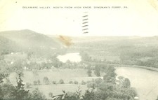Dingman's Ferry, Pensilvania The Delaware Valley, North from High Knob 1946