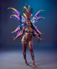 carnival costume, samba, feathers, showgirl, sm,med,lg,xl,2xl