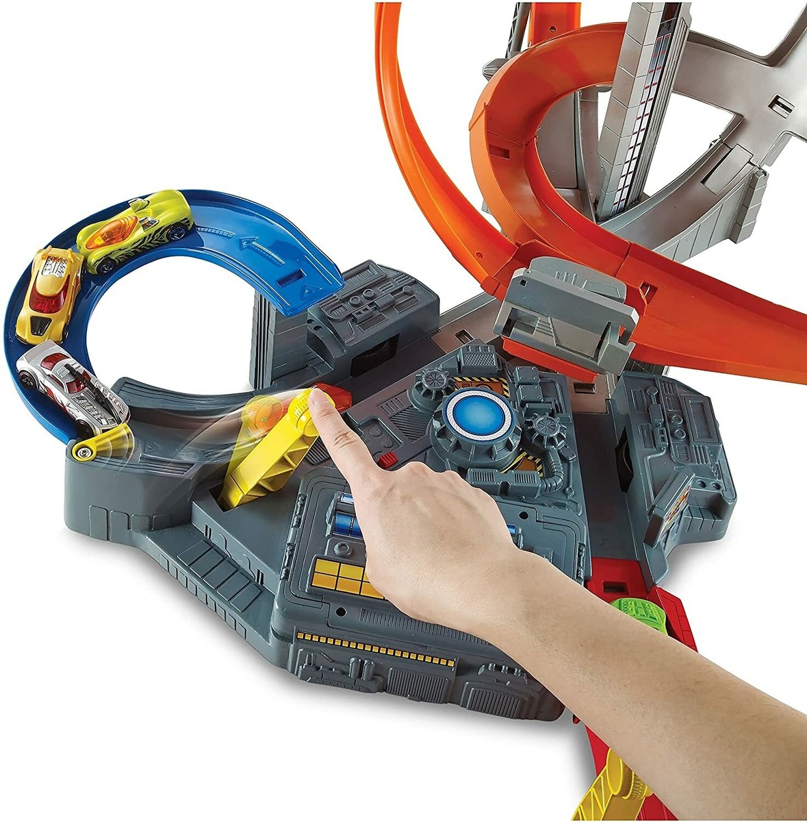 Hot Wheels Spin Storm Track Set Orange Track High Speed