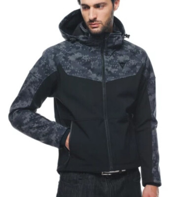 GIACCA moto Dainese IGNITE TEX black camo-gray TG 48 JACKET