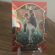 2021 Select Base Red Disco #37 Tyler Glasnow - Tampa Bay Rays