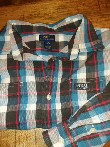 Polo Ralph Lauren Plaid Button Down XL (18-20) - Picture 2 of 11