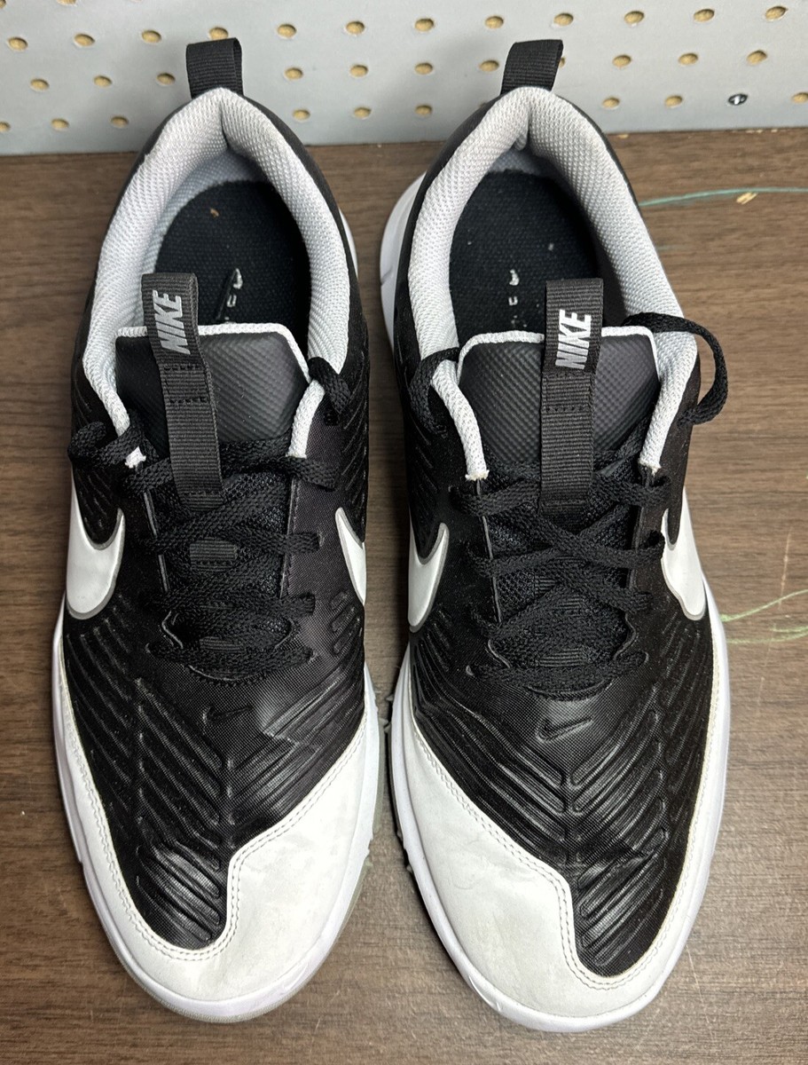 Nike Men's Explorer Golf Shoes 849957-005 Size 10 Black White