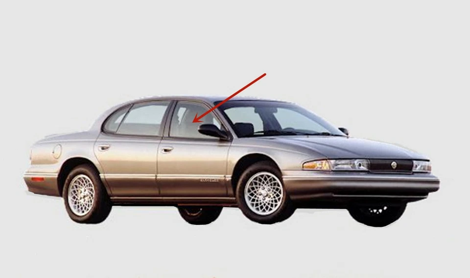 Fits 1994-1997 Chrysler New Yorker & LHS Passenger Right Front Door Window Glass Foto 2 de 3