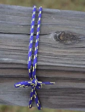 Purple and Yellow LSU Colored Shoe Laces 45" Long enough for 7 Pairs of eyelets