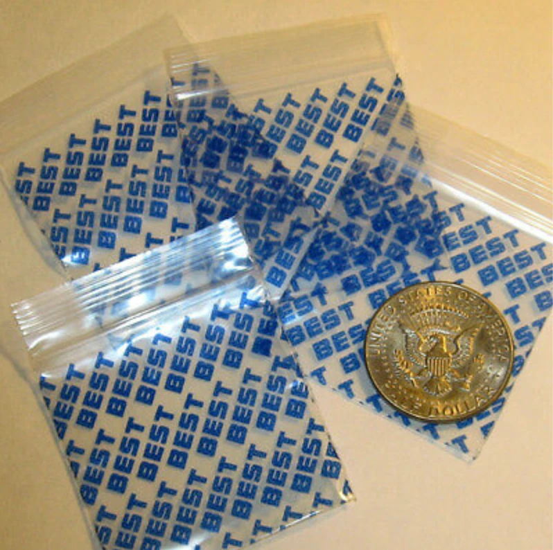 1000  2" x  2"  Mini Ziptop Baggies -  10 STYLES! WE CHOOSE RANDOM MIX! - Image 3 of 3