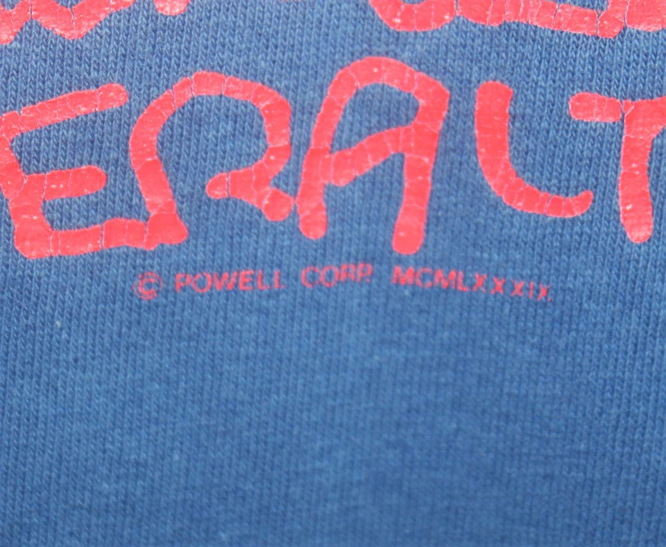 CAMISETA PUNK VINTAGE AÑOS 80 1989 POWELL PERALTA LANCE MOUNTAIN SKATE SKATE Foto 3 de 4