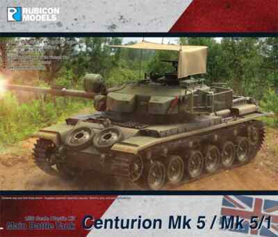 Rubicon Centurion MBT Mk 5 Mk 5/1 (FV4011) Main Battle Tank Vietnam Bolt Action