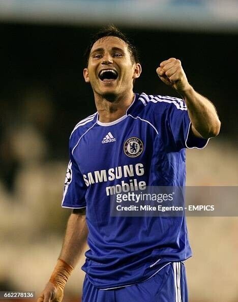 MEN'S FC CHELSEA 2006/2007 LAMPARD #8 UEFA SOCCER FOOTBALL SHIRT