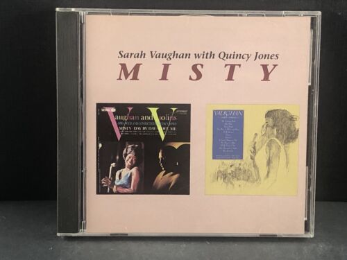 Sarah Vaughan With Quincy Jones, Misty CD, MULTIPLE CD'S SHIP FREE - Afbeelding 1 van 3
