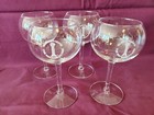 SET OF 4 SUNSPHERE ETCHED WINE GLASSES FROM THE KNOXVILLE 1982 WORLD'S FAIR  — photo 1