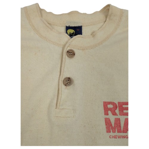 Vintage Red Man Chewing Tobacco Snuff Tropix Henley Shirt Mens Size Small - Picture 6 of 11