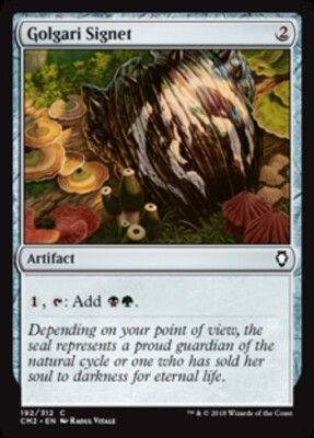 1x Golgari Signet (192) MTG - Commander Anthology Vol. II - Moderate Play