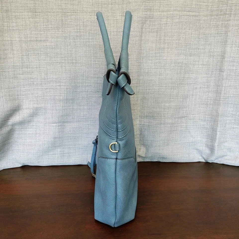 Bolso Bandolera Plegable Foley+Corinna Mid City Cuero Sintético Azul Ahumado *LEER Foto 4 de 4