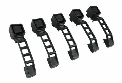 5x Black Exterior Door Handles Set Accessories for 2007-18 Jeep Wrangler JK 4Dr - Picture 8 of 9