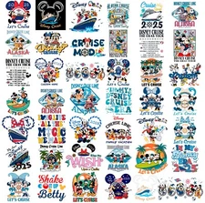 Bundle Disney Cruise Png, Disney Family Trip Png, Disney Vacation Png