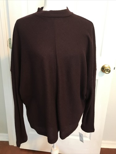 Apt.9 XXL Mock Neck Dolman Pullover 