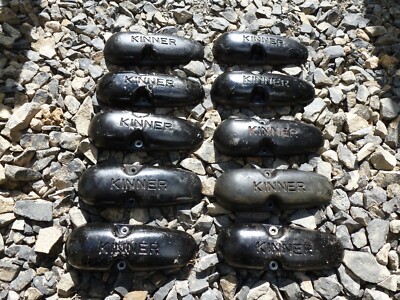 Used Kinner R-55 Aircraft Engine Lot of 10 Valve Rocker Box Housing Covers 1257