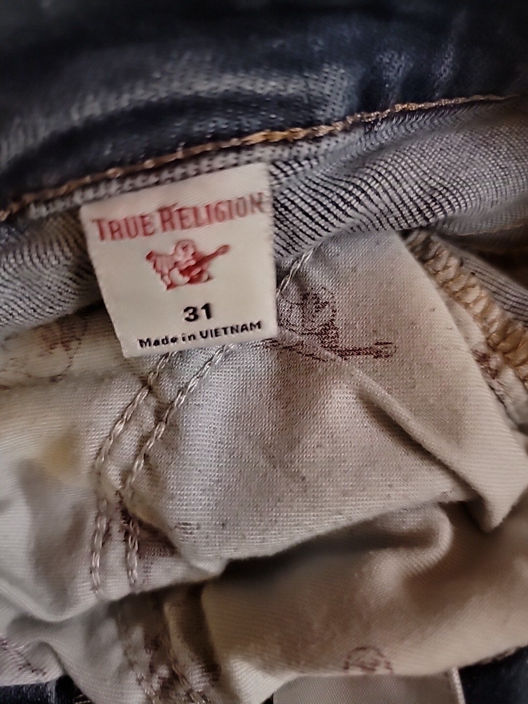 True Religion Jennie Curvy Mid Rise Skinny  Blue Jeans Women's Sz 31x28 Stretch thumbnail 8