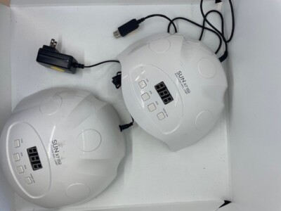 LOT OF 2 Sun X7 Plus Sun LED Nail Lamp without bases G FREE SHIPPING c