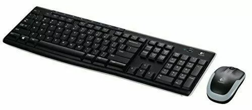 Logitech MK270 Wireless Keyboard & Mouse – 2.4 GHz, Long Battery Life