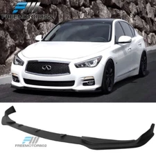 Fits 14-17 Infiniti Q50 Base Model Front Bumper Lip Spoiler PU