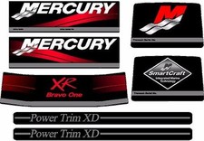 MERCRUISER NEW 2023 BRAVO ONE XR W/GRAY RAMS STICKER SET