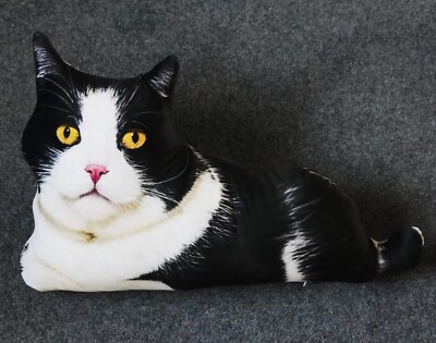 Cat Printed Pillow 20 Inch Stuffed Animal Plush Toys Toddler Doll Kids Gifts